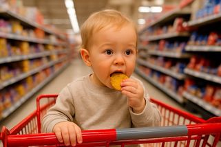 „U pokladny si na nás počkala ochranka, protože malý snědl sušenku." Tereza netušila, jaký z toho může být problém